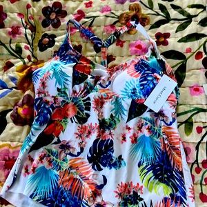 Floral Swim Tank - new with tags